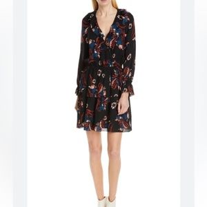 Joie tiered ruffle silk dress: brand new